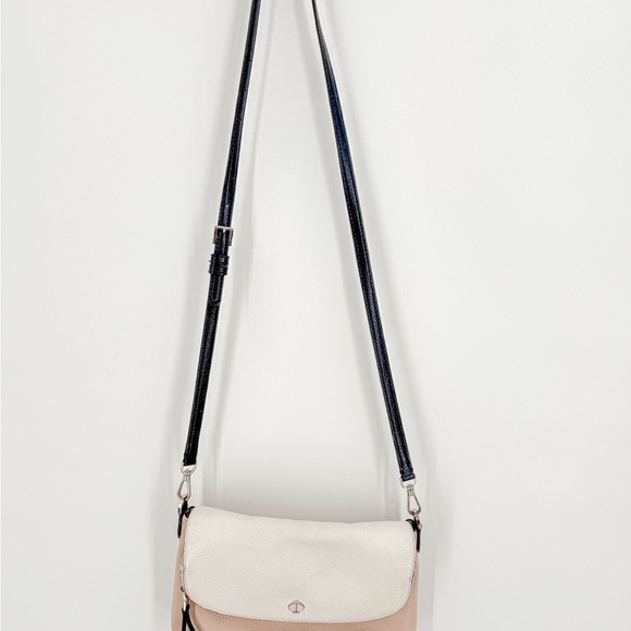 Kate Spade Cream and Tan Crossbody Bag with Minimalist Design - Picture 2 of 8